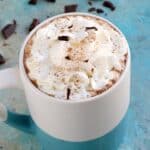 Start your morning out with a fresh, homemade Caffè Mocha | cookingwithcurls.com