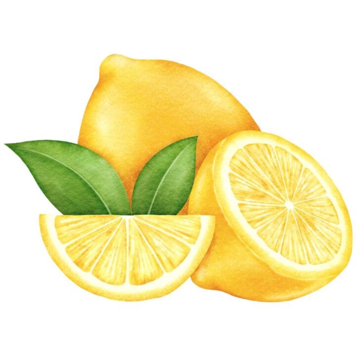 Lemon graphic.