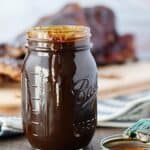 Pineapple Bourbon Barbecue Sauce | cookingwithcurls.com