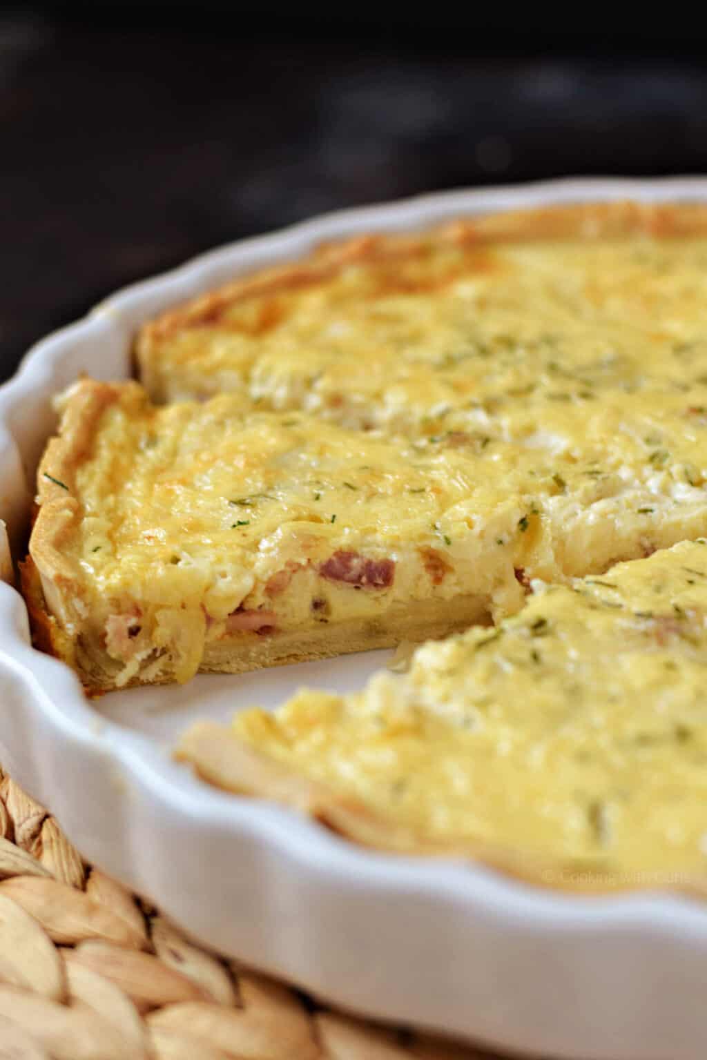 Classic Quiche Lorraine Recipe - Cooking with Curls