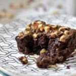 Ooey, gooey, fudgy Hazelnut Brownies are perfect for those chocolate cravings | cookingwithcurls.com
