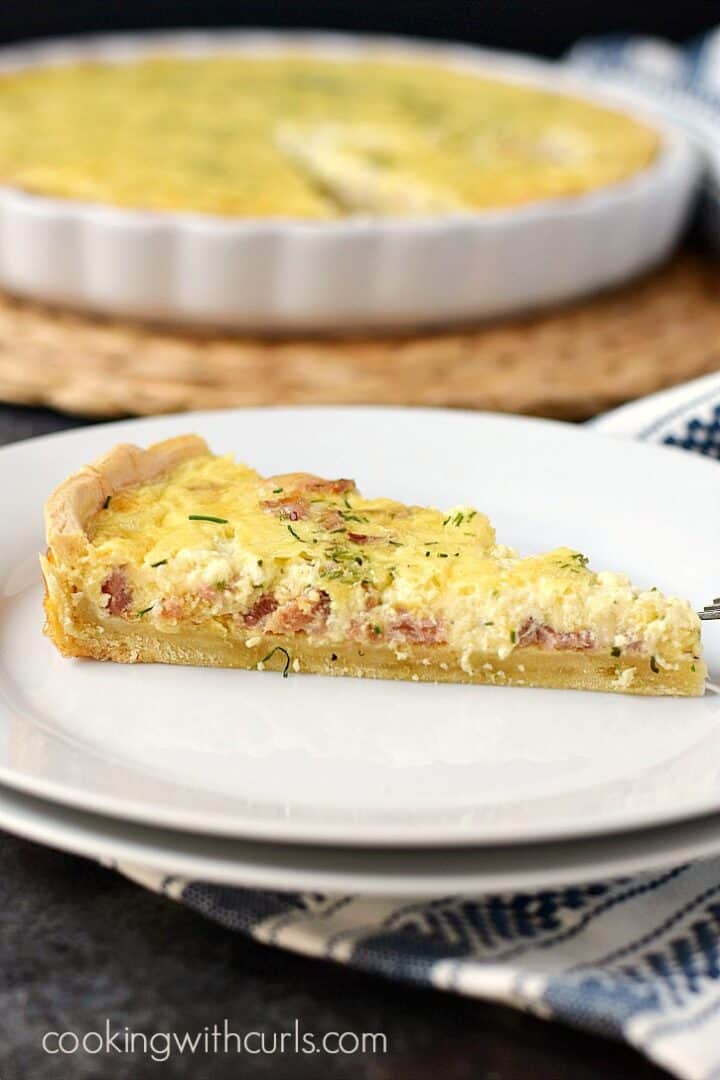 Classic Quiche Lorraine Recipe - Cooking with Curls