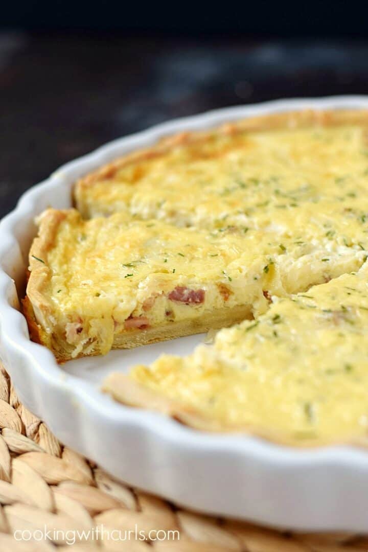 Classic Quiche Lorraine - Cooking with Curls