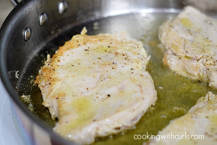 Chicken with Basil Cream cook cookingwithcurls.com