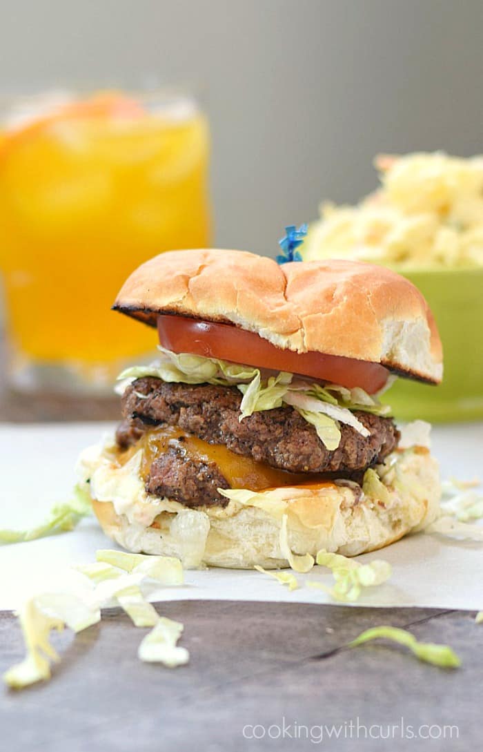 These amazing Smashed Burgers are simple to make, loaded with flavor, and make going to a burger joint disappointing! cookingwithcurls.com