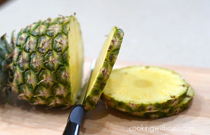 Grilled Pineapple slices cookingwithcurls.com