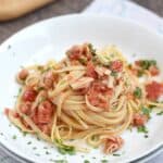 Pasta al Tonno is a classic Italian dish that is loaded with flavor and easy to prepare | cookingwithcurls.com