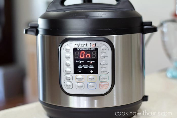 Instant Pot® pressure cooker.