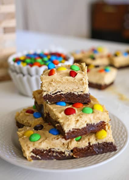 Peanut Butter Whip Brownies