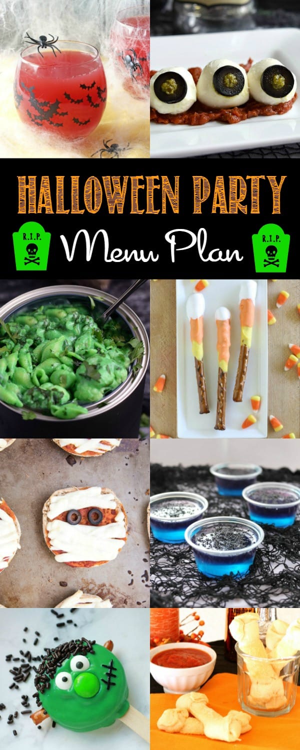 Halloween Party Menu Plan | cookingwithcurls.com