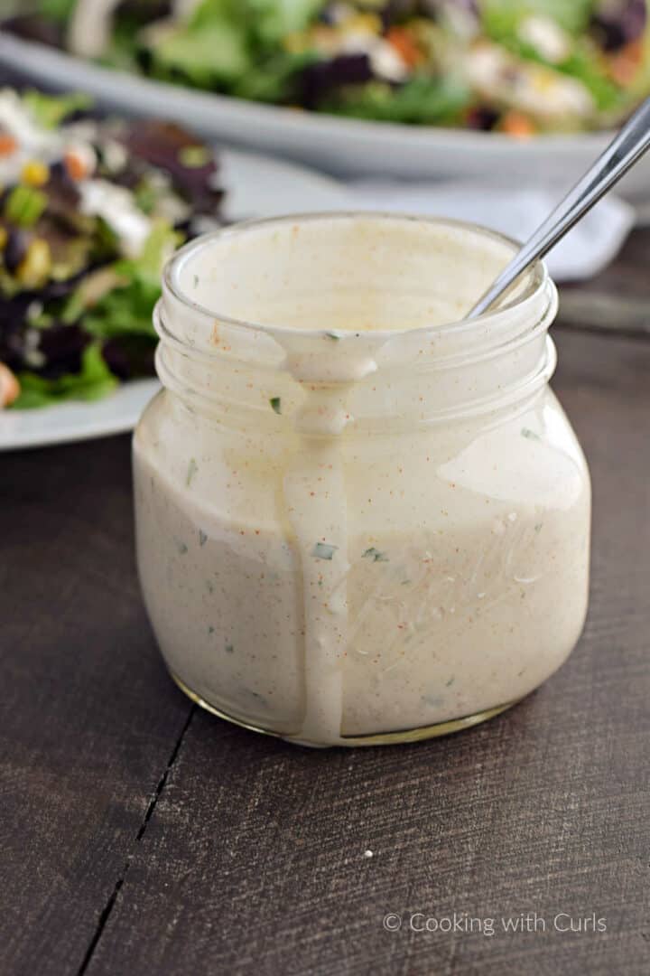 Homemade Chipotle Ranch Dressing - Cooking with Curls