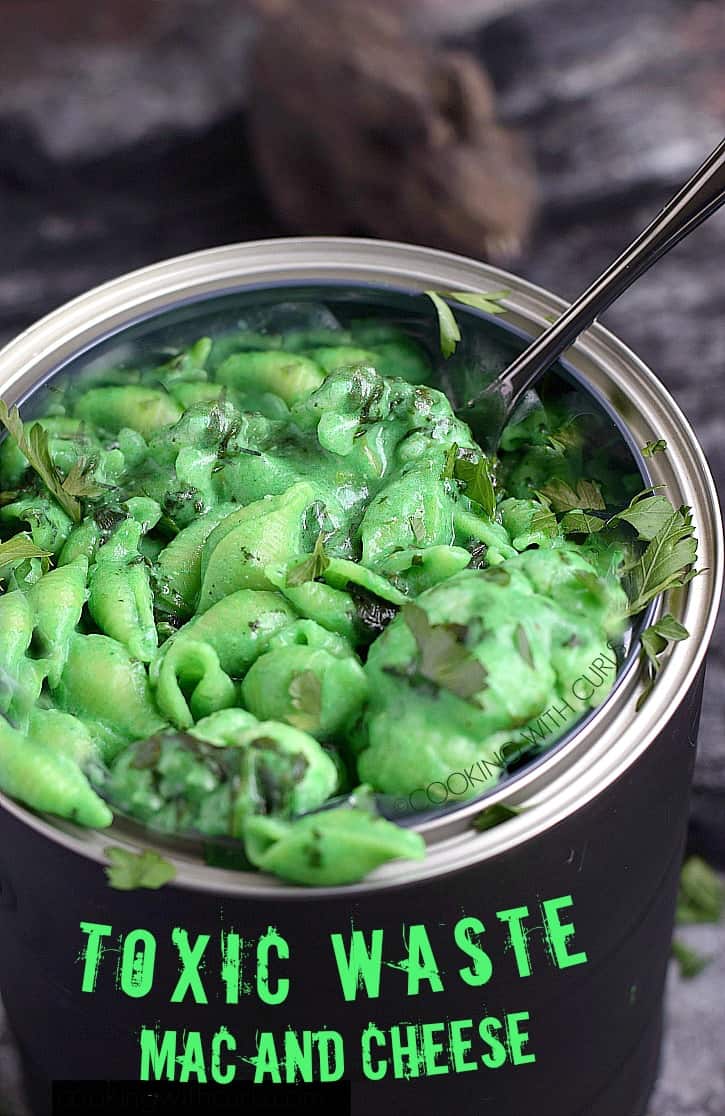 Toxic Waste Mac And Cheese Cooking With Curls