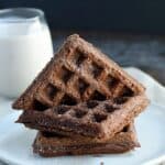 You wont need the oven to make these fun fudgy waffled brownies | cookingwithcurls-com