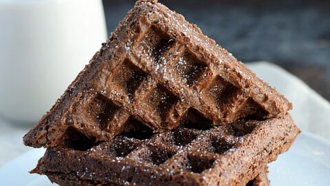 Chocolate Liege Waffles - Cooking with Curls