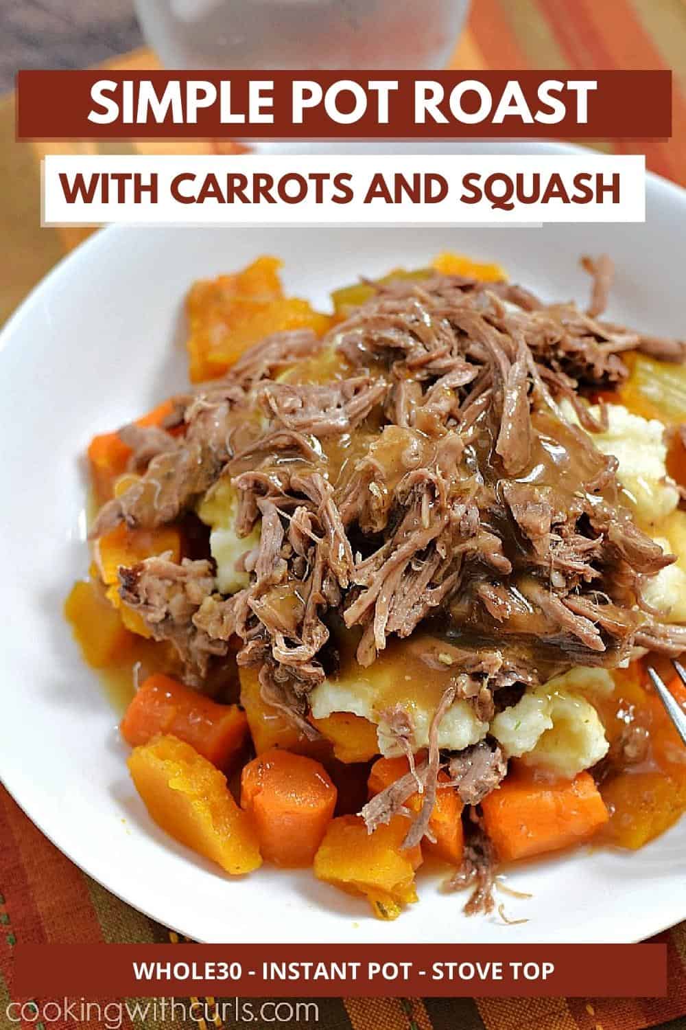 Simple Pot Roast with Carrots and Squash - Cooking with Curls