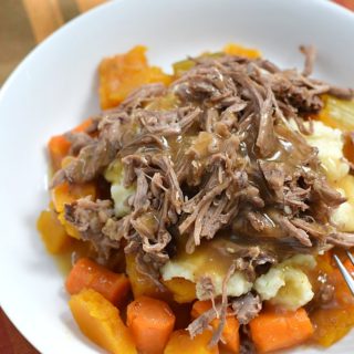 Simple Pot Roast with Carrots and Squash | cookingwithcurls.com