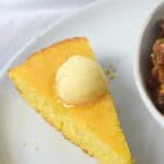 Skillet Cornbread with Honey Butter | cookingwithcurls.com