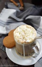Gingersnap Latte - Cooking with Curls
