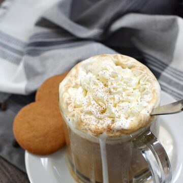 Gingersnap Latte - Cooking with Curls