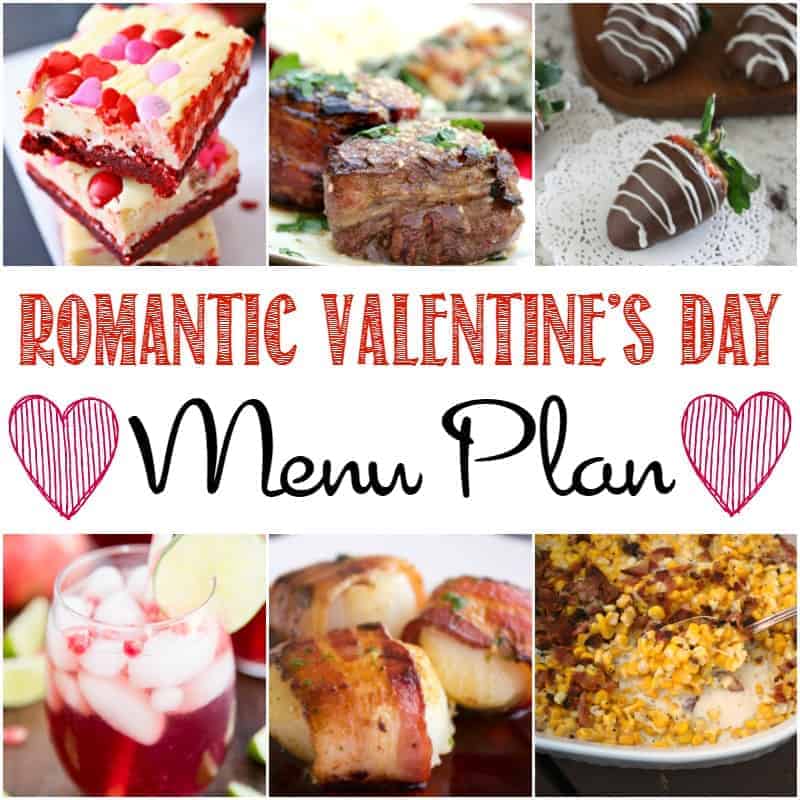 Romantic Valentine's Day Menu Plan | cookingwithcurls.com