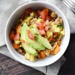 Sweet Potato Hash is the perfect throw together meal | cookingwithcurls.com