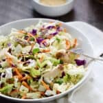 Asian Sesame Chicken Salad | cookingwithcurls.com