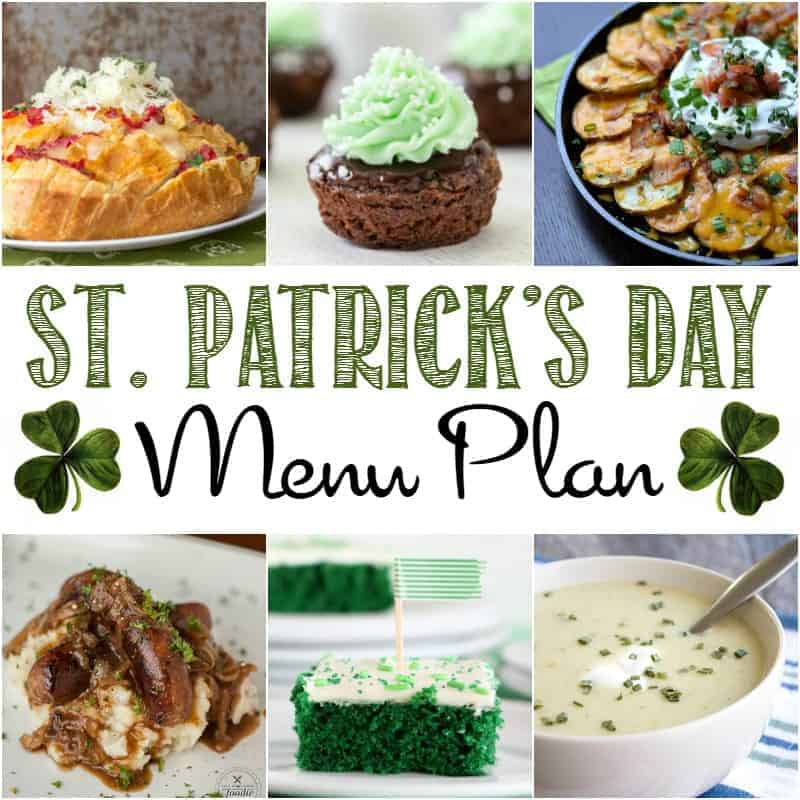 St. Patrick's Day Menu Plan | cookingwithcurls.com