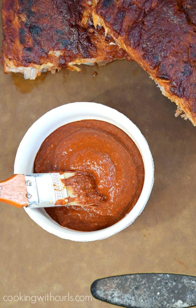 AnchoOrange Barbecue Sauce Cooking with Curls