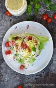 Whole 30 Wedge Salad - Cooking With Curls