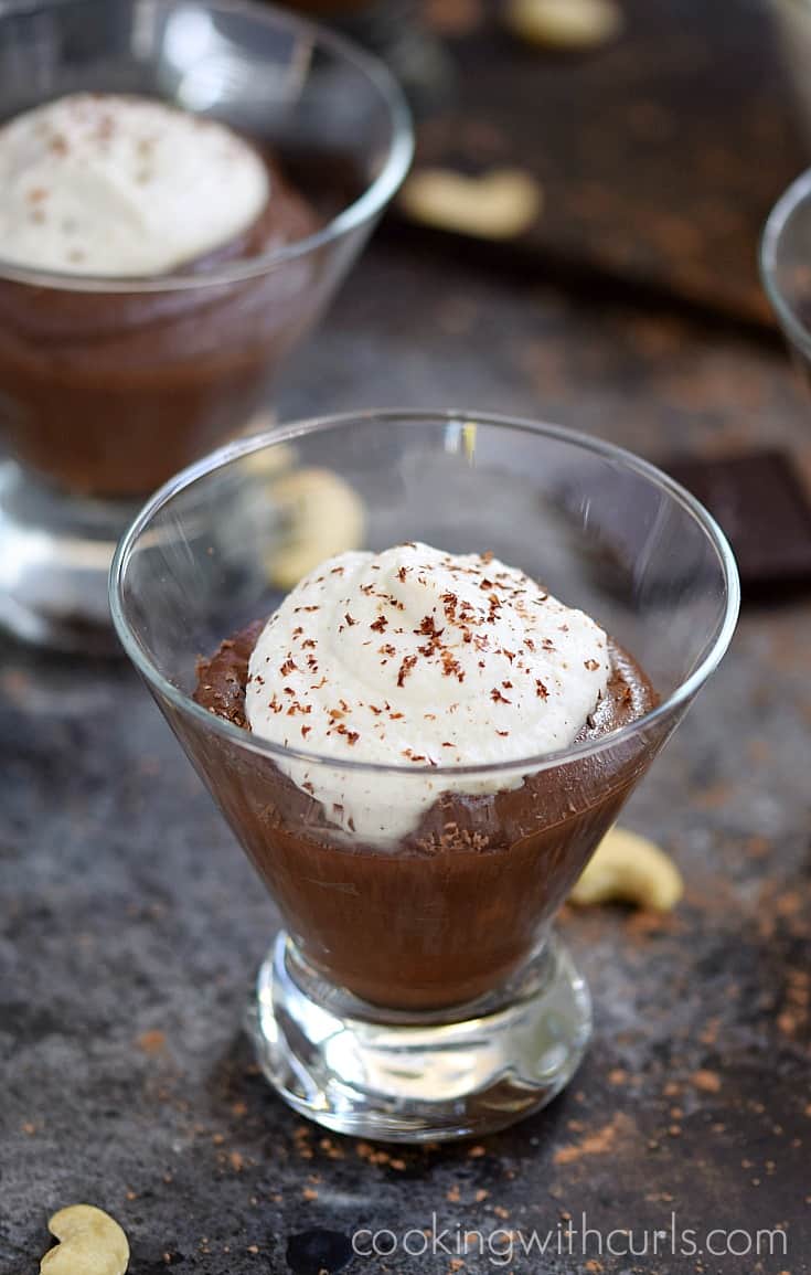This creamy Paleo Chocolate Mousse is the perfect ending to a healthy meal cookingwithcurls.com