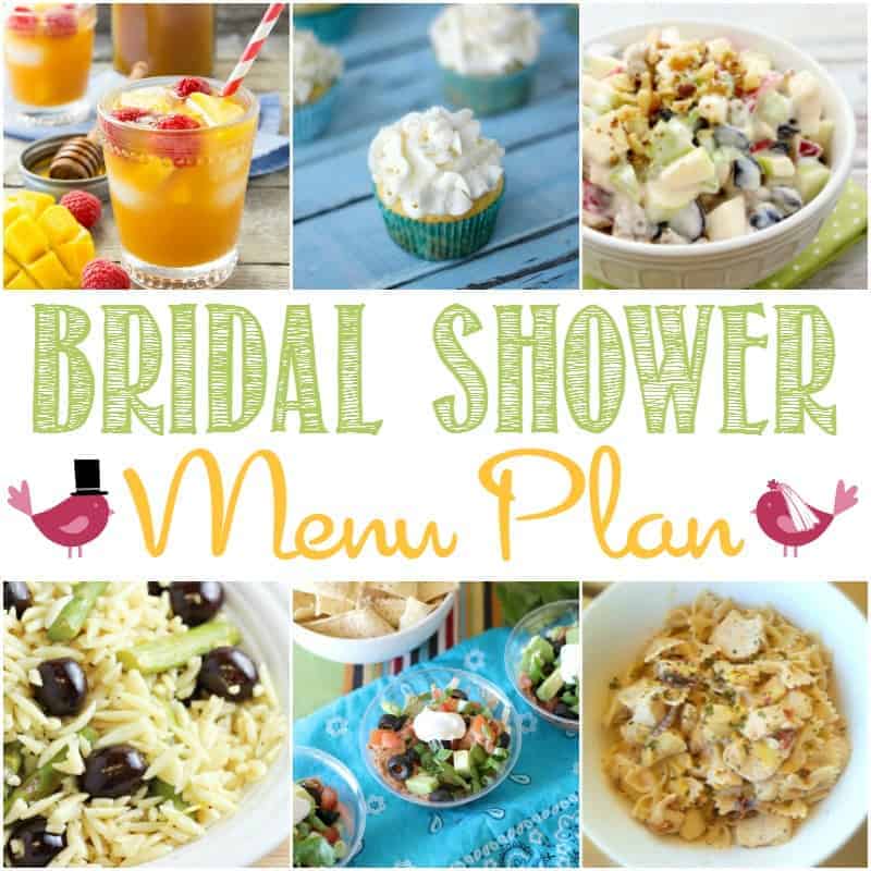 Bridal Shower Menu Plan | cookingwithcurls.com