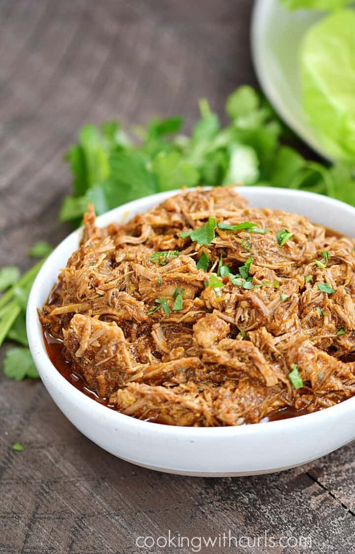 Instant Pot Ancho-Orange Pulled Pork - Cooking with Curls