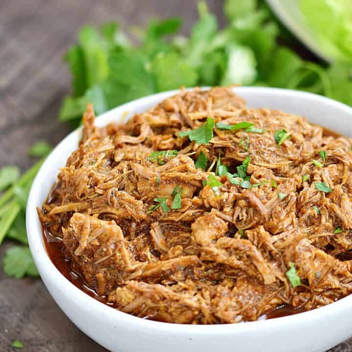 Instant Pot Ancho-Orange Pulled Pork - Cooking with Curls