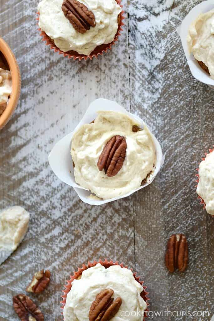 Paleo Maple Carrot Cupcakes Cooking with Curls