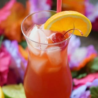 This Hurricane Cocktail seems tame at first, then turns into a full-blown Category 5 if you let your guard down | cookingwithcurls.com