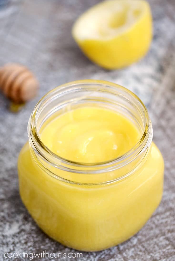 Lemon Curd (sweetened with honey) 