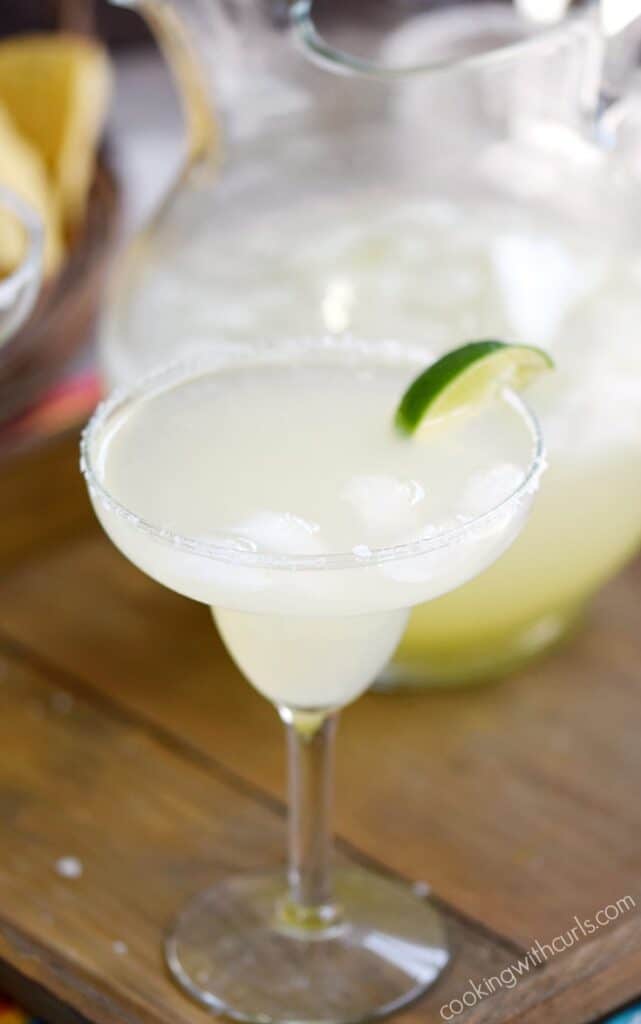 Pitcher of Margaritas Cooking with Curls