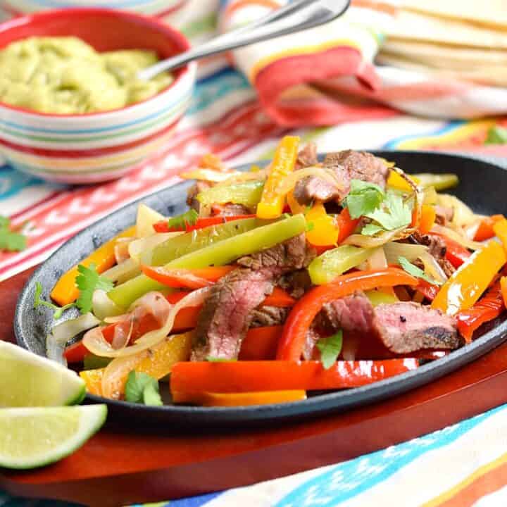 Grilled Steak Fajitas - Cooking With Curls