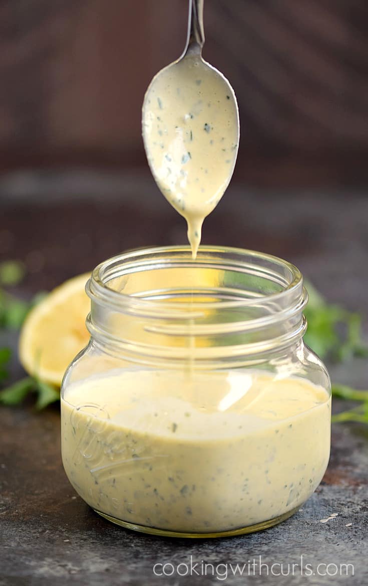 Easy Blender Bernaise Sauce is perfect on steak and seafood | cookingwithcurls.com
