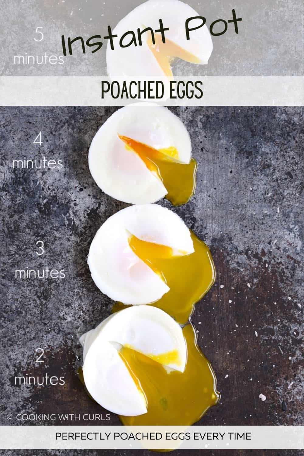 Instant Pot Poached Eggs Cooking With Curls
