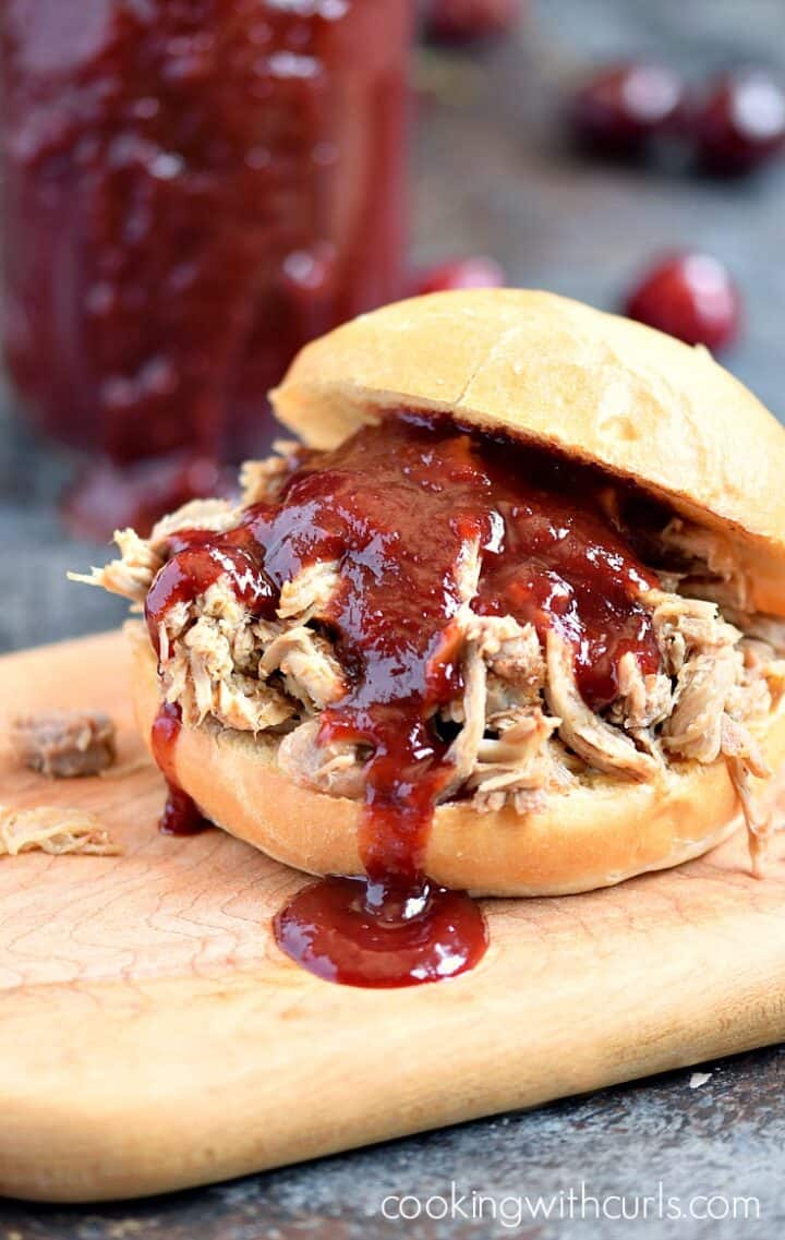 Cherry Bourbon Barbecue Sauce - Cooking with Curls