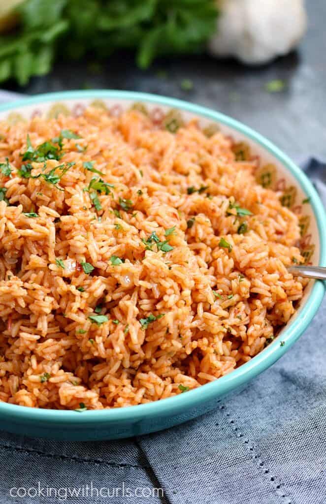 Instant Pot Spanish Rice - Cooking with Curls