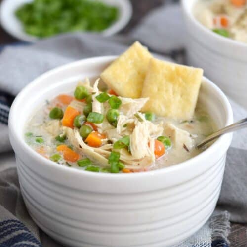 Instant Pot Chicken Pot Pie Soup - Cooking with Curls