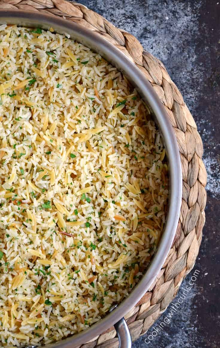 Classic Rice Pilaf - Cooking With Curls