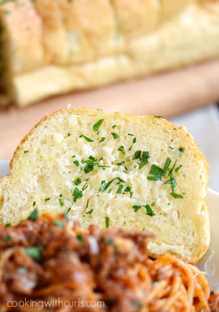 This is The Best Garlic Bread, and it is also the easiest to make! cookingwithcurls.com