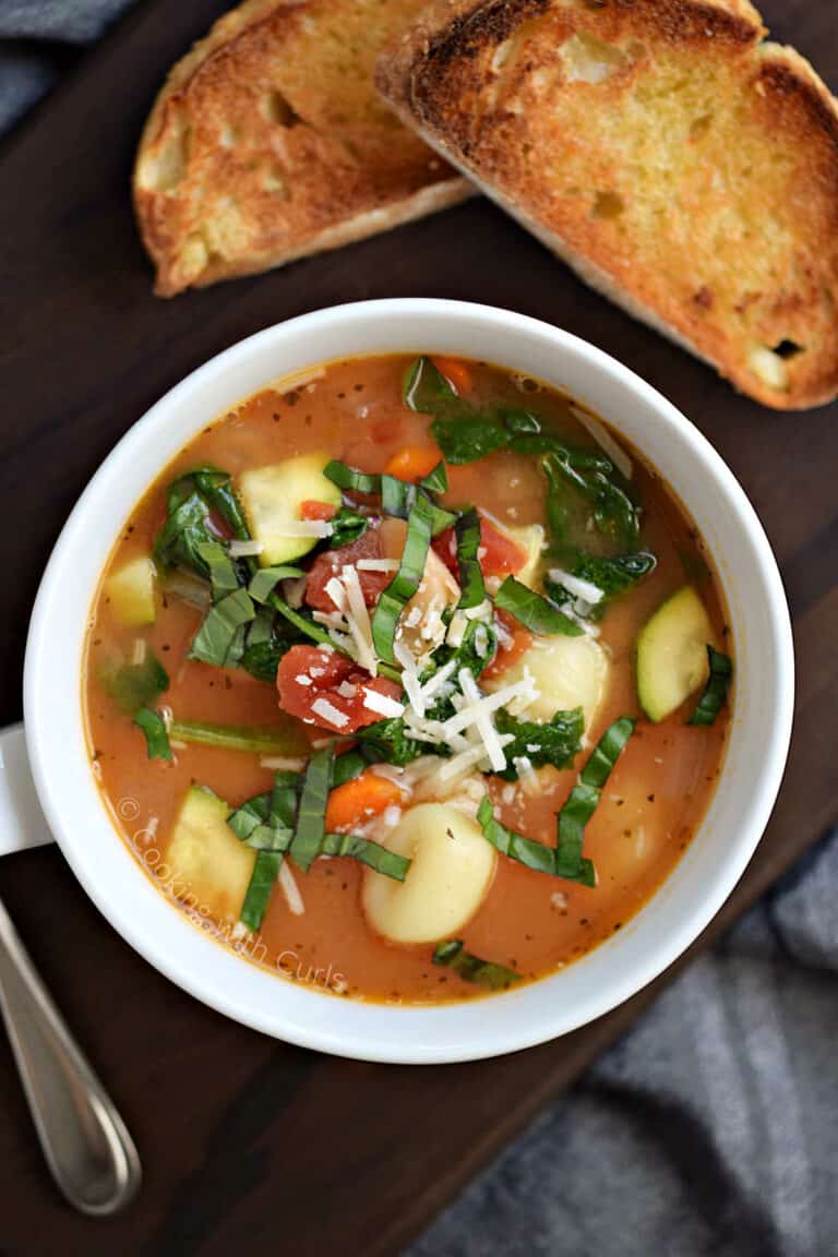 Parmesan Gnocchi Soup - Cooking with Curls