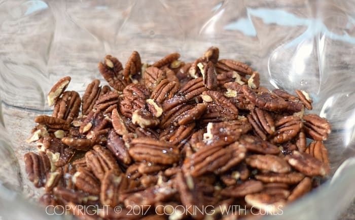 Maple-Glazed Pecans recipe mix COPYRIGHT © 2017 COOKING WITH CURLS