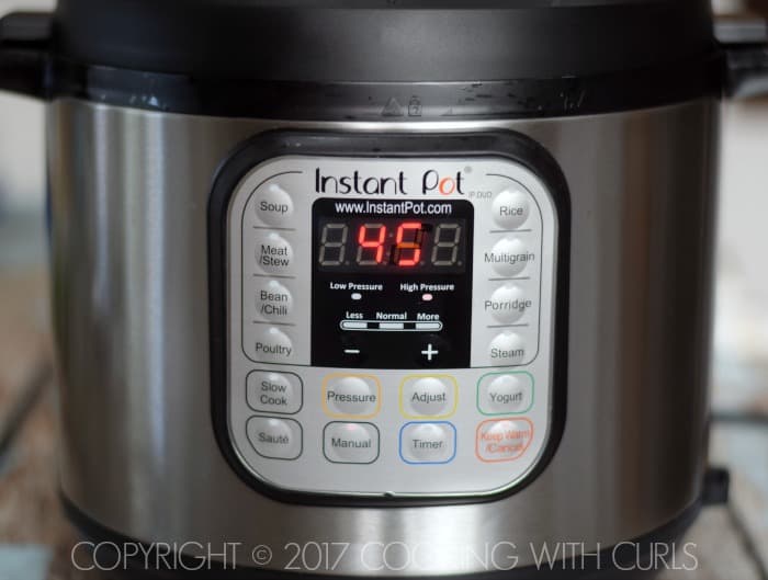 Instant Pot 45 COPYRIGHT © 2017 COOKING WITH CURLS