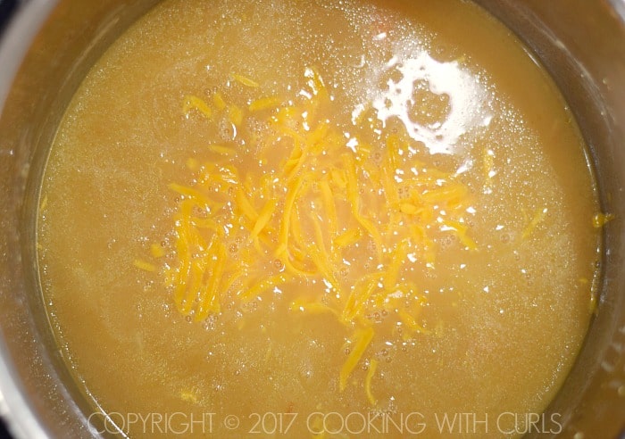 Instant Pot Cheddar-Ale Soup recipe cheese COPYRIGHT © 2017 COOKING WITH CURLS