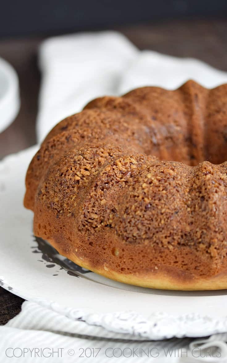 Cinnamon-Pecan Coffee Cake - Cooking with Curls